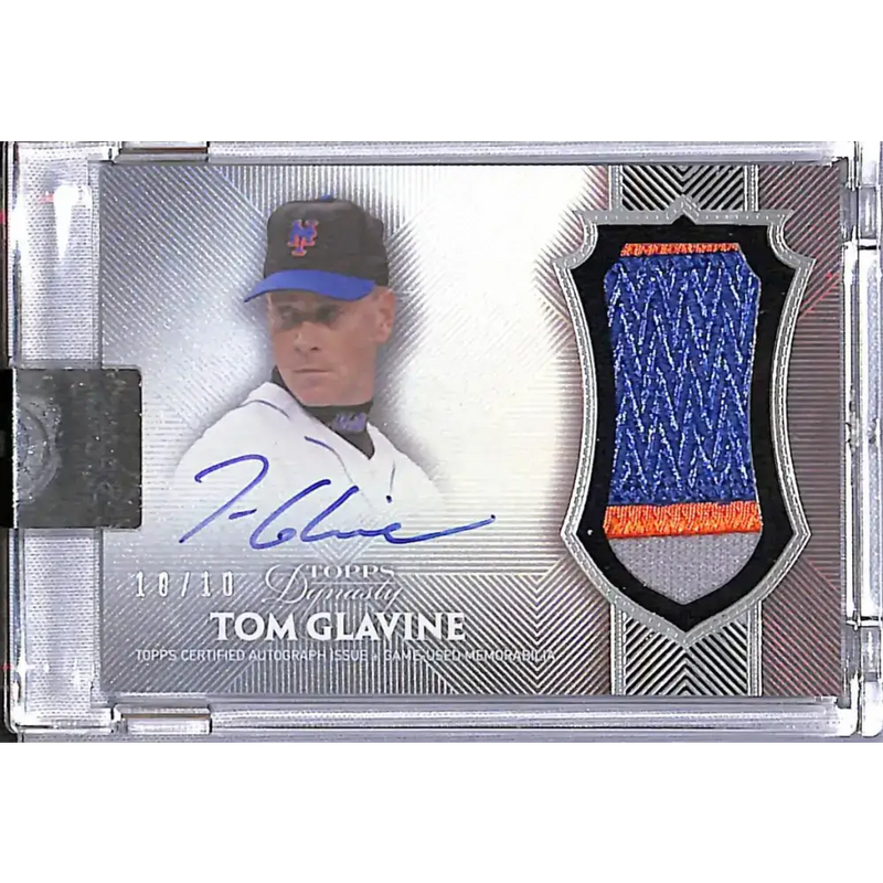 2017 Topps Dynasty Dynastic Decoration #AP-TL1 Tom Glavine NM-MT MEM Auto 10/10 New York Mets - Baseball Card Single