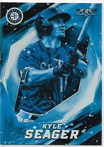 2017 Topps Fire Blue Chip #148 Kyle Seager NM-MT Mariners - Baseball Card Single