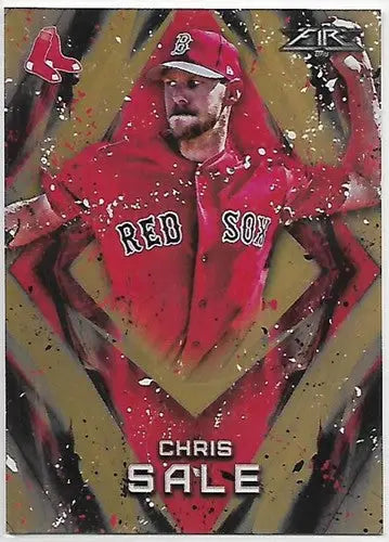 2017 Topps Fire Orange #10 Chris Sale NM-MT 204/299 Red Sox - Baseball Card Single