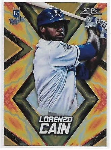2017 Topps Fire Orange #30 Lorenzo Cain NM-MT 054/299 Royals ID:3332 - Baseball Card Single