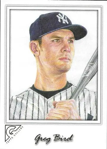 2017 Topps Gallery Greg Bird baseball card with original gloss Yankees ID 5375