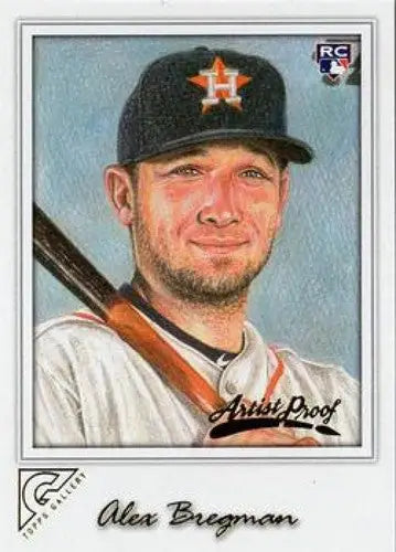 2017 Topps Gallery Artist Proof #42 Alex Bregman NM-MT Astros - Baseball Card Single