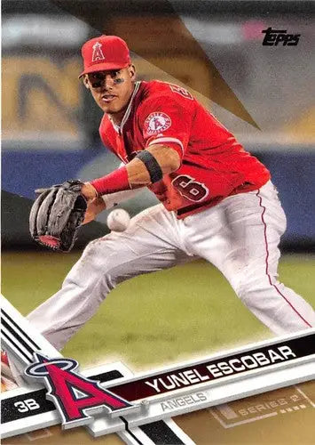 2017 Topps Gold #363 Yunel Escobar NM-MT 0111/2017 Angels ID:4898 - Baseball Card Single