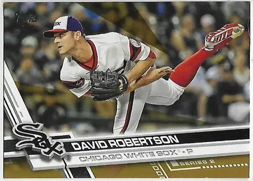 2017 Topps Gold David Robertson baseball card with original gloss White Sox ID 20460