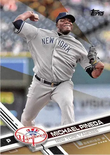 2017 Topps Gold #474 Michael Pineda NM-MT 1746/2017 Yankees ID:4899 - Baseball Card Single