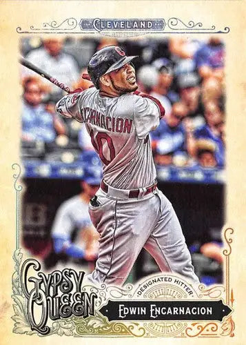 2017 Topps Gypsy Queen #113 Edwin Encarnacion NM-MT Indians - Baseball Card Single