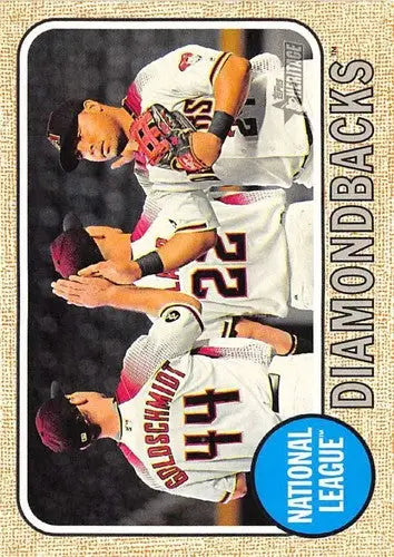 2017 Topps Heritage #133 Arizona Diamondbacks NM-MT Diamondbacks ID:10191 - Baseball Card Single