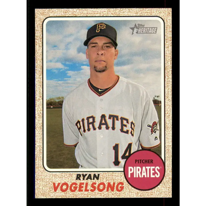 2017 Topps Heritage #236 Ryan Vogelsong NM-MT Pittsburgh Pirates Baseball Card - Baseball Card