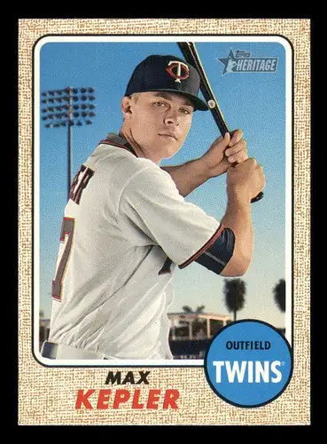 2017 Topps Heritage #313 Max Kepler NM-MT Twins - Baseball Card Single