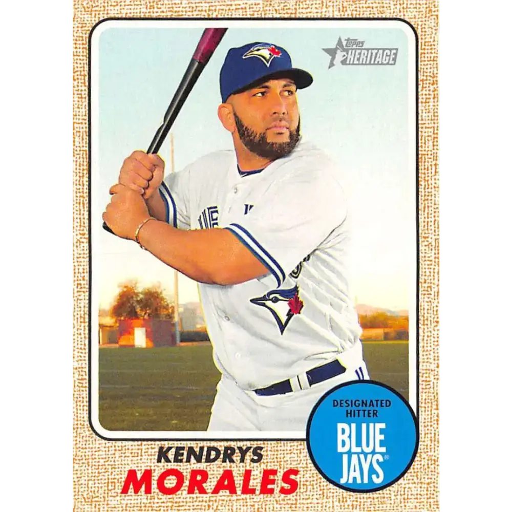 2017 Topps Heritage #316 Kendrys Morales NM-MT Toronto Blue Jays Baseball Card - Baseball Card