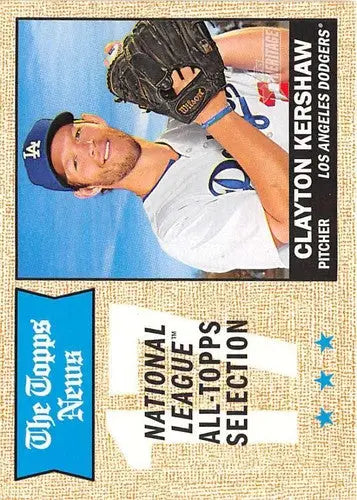 2017 Topps Heritage #374 Clayton Kershaw NM-MT Dodgers AS ID:12095 - Baseball Card Single
