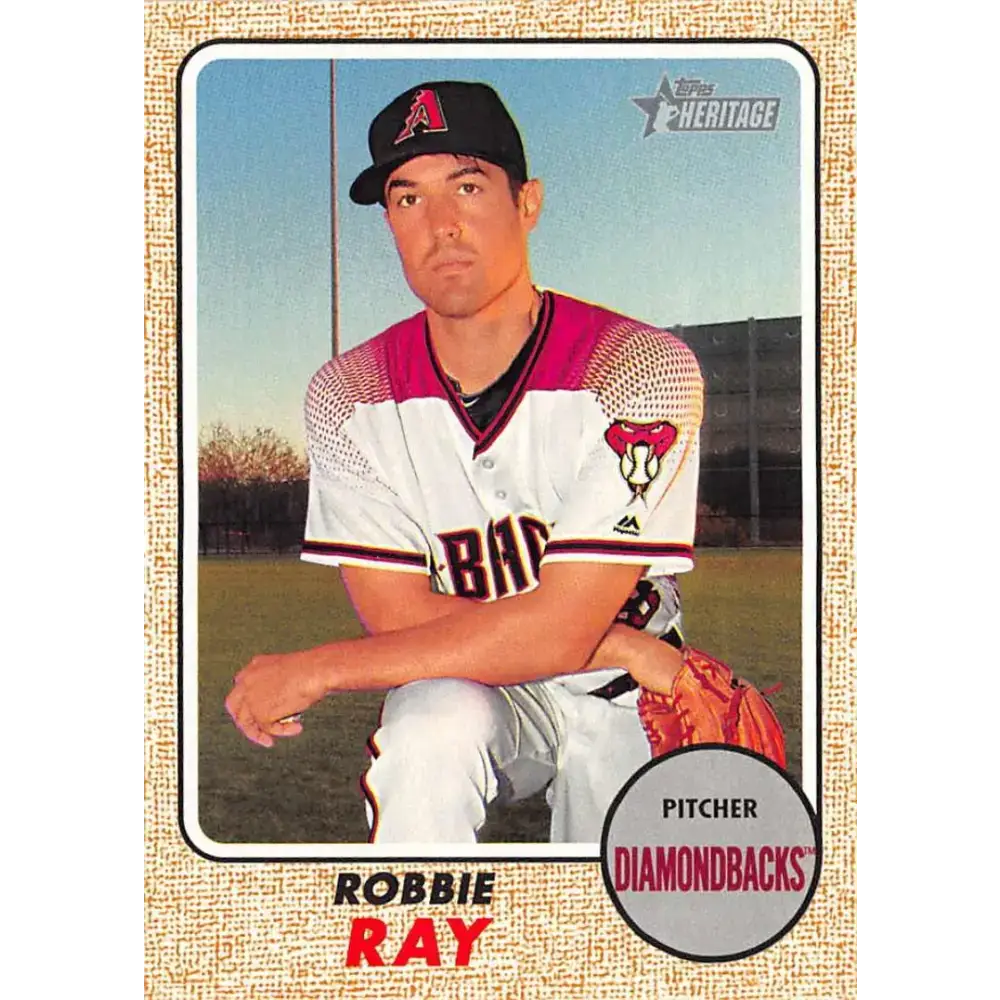 2017 Topps Heritage #383 Robbie Ray NM-MT Arizona Diamondbacks Baseball Card - Baseball Card Single