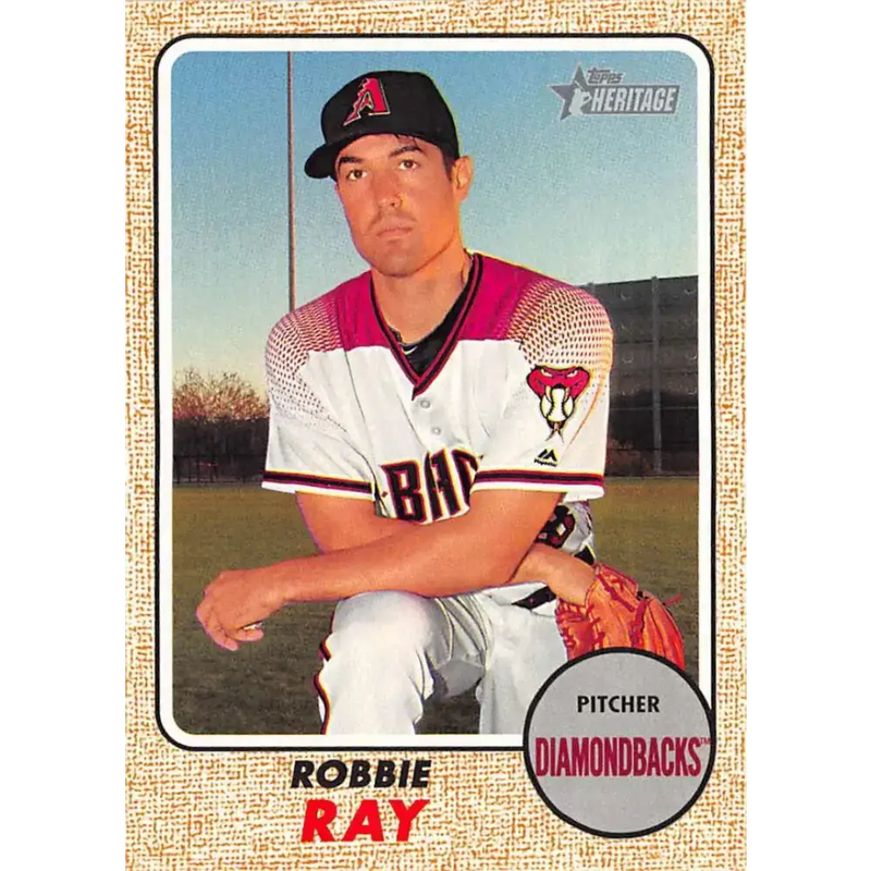 2017 Topps Heritage #383 Robbie Ray NM-MT Arizona Diamondbacks Baseball Card - Baseball Card Single