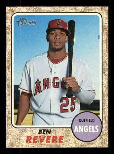 Original gloss 2017 Topps Heritage High Numbers Ben Revere baseball card NM-MT