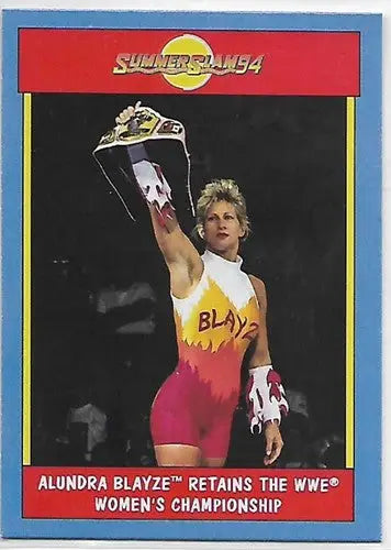 2017 Topps Heritage Thirty Years of SummerSlam #12 Alundra Blayze NM-MT ID:16579 - Wrestling Card Single