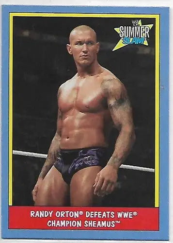 2017 Topps Heritage Thirty Years of SummerSlam #37 Randy Orton NM-MT De ID:16584 - Wrestling Card Single