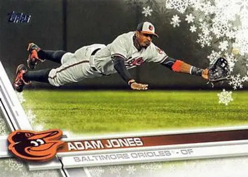 2017 Topps Holiday #HMW113 Adam Jones NM-MT Orioles - Baseball Card Single