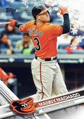 2017 Topps Holiday #HMW13 Manny Machado NM-MT Orioles ID:6007 - Baseball Card Single