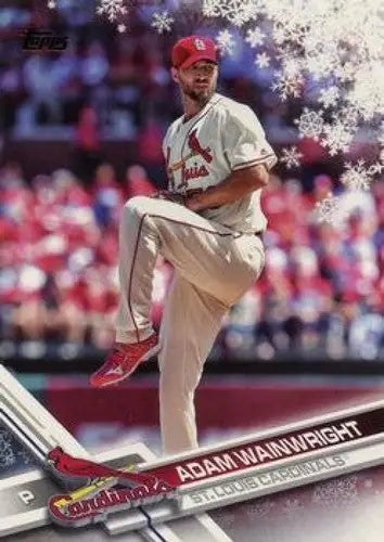 2017 Topps Holiday #HMW152 Adam Wainwright NM-MT Cardinals - Baseball Card Single