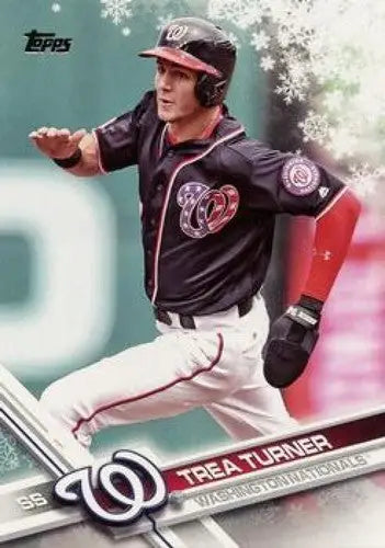 2017 Topps Holiday #HMW163 Trea Turner NM-MT Nationals - Baseball Card Single