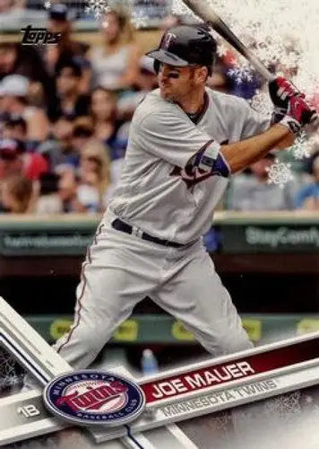 2017 Topps Holiday #HMW18 Joe Mauer NM-MT Twins - Baseball Card Single