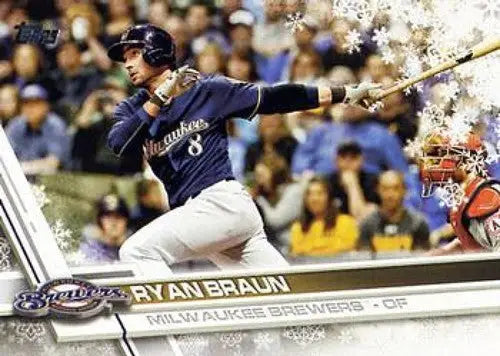 2017 Topps Holiday #HMW45 Ryan Braun NM-MT Brewers ID:6027 - Baseball Card Single