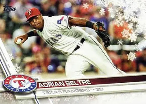 2017 Topps Holiday #HMW72 Adrian Beltre NM-MT Rangers - Baseball Card Single