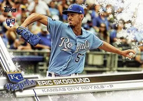 2017 Topps Holiday #HMW8 Eric Skoglund NM-MT RC Rookie Royals - Baseball Card Single