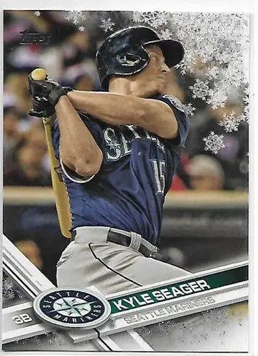 2017 Topps Holiday Metallic Snowflake #HMW187 Kyle Seager NM-MT Mariners - Baseball Card Single
