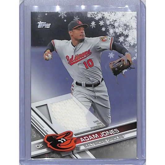 2017 Topps Holiday #R-AJO Adam Jones Baltimore Orioles NM-MT Baseball Card - Baseball Card Single