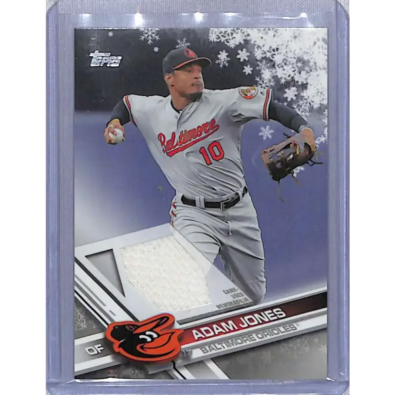 2017 Topps Holiday #R-AJO Adam Jones Baltimore Orioles NM-MT Baseball Card - Baseball Card Single