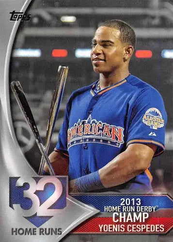 2017 Topps Home Run Derby Champs #HRD-18 Yoenis Cespedes NM-MT Athletic ID:10153 - Baseball Card Single