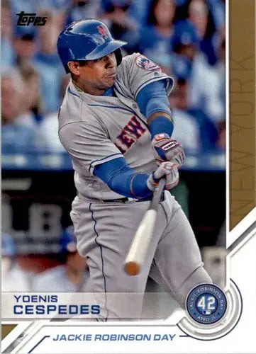 2017 Topps Jackie Robinson Day #JRD-20 Yoenis Cespedes NM-MT Mets - Baseball Card Single