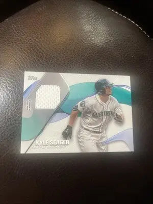 Kyle Seager baseball card from 2017 Topps Major League Material series