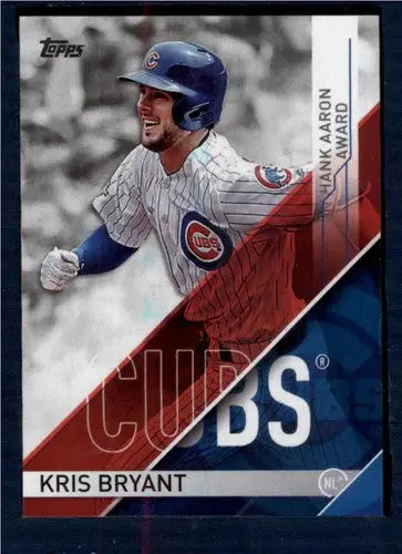 Kris Bryant baseball card from 2017 Topps MLB Awards featuring Cubs player