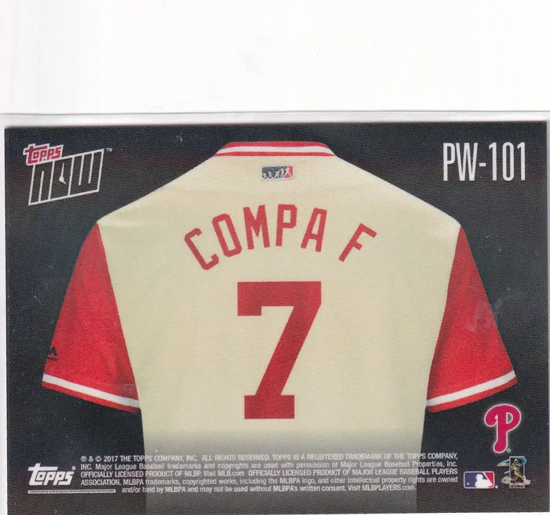 2017 TOPPS NOW #PW-101 MAIKEL ’COMPA F’ FRANCO- PHILADELPHIA PHILLIES - Baseball Card Single