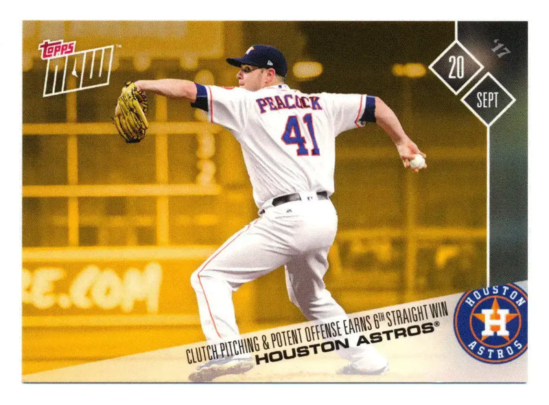 2017 Topps Now #PWB-8 Weekend Bonus Card Houston Astros