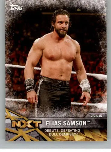 2017 Topps NXT Matches and Moments #17 Elias Samson NM-MT Debuts Defeati ID:7781 - Other