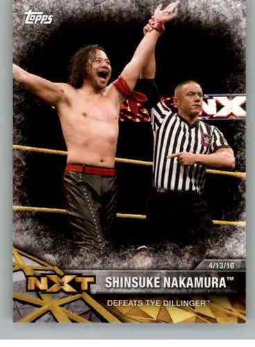 2017 Topps NXT Matches and Moments #32 Shinsuke Nakamura NM-MT Defeats T ID:3469 - Wrestling Card Single