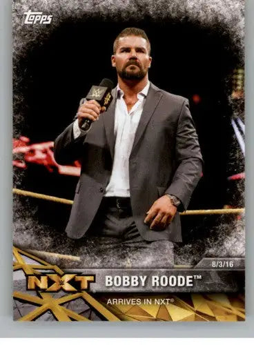 2017 Topps NXT Matches and Moments #50 Bobby Roode NM-MT Arrives in NXT ID:7784 - Other