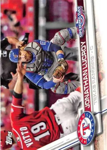 2017 Topps Opening Day #137 Jonathan Lucroy NM-MT Rangers original gloss trading card