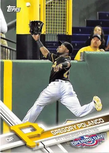 2017 Topps Opening Day #157 Gregory Polanco NM-MT Pirates baseball card original gloss
