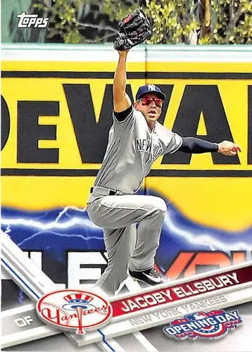 2017 Topps Opening Day #196 Jacoby Ellsbury NM-MT Yankees - Baseball Card Single