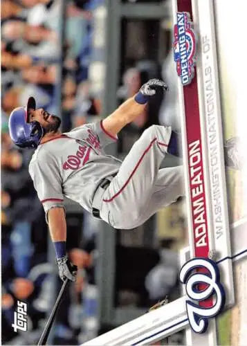 2017 Topps Opening Day #25 Adam Eaton NM-MT Nationals baseball card with original gloss