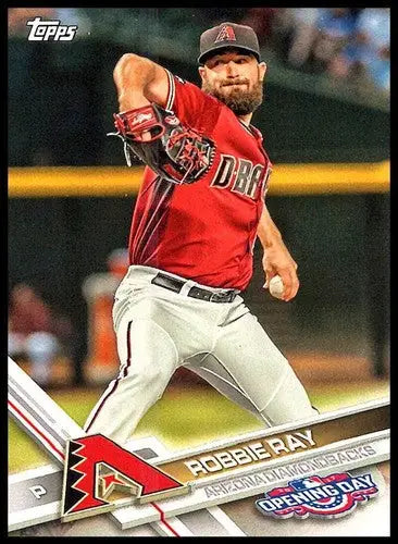 2017 Topps Opening Day Baseball Card of Robbie Ray Diamondbacks NM-MT ID 10210