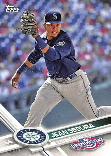 2017 Topps Opening Day Jean Segura Mariners baseball card with original gloss
