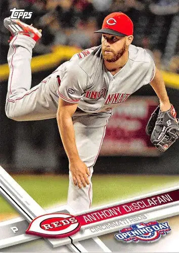 Original gloss Baseball card of Anthony DeSclafani from Topps Opening Day 2017