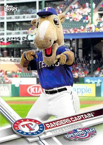 2017 Topps Opening Day Mascots #M-19 Rangers Captain NM-MT Rangers 1:3 packs - Baseball Card Single