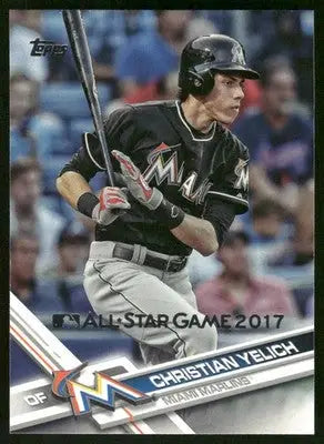 2017 Topps Series 2 Christian Yelich #518 All Star Game Baseball - Baseball Card Single