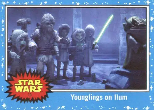 2017 Topps Star Wars Journey to The Last Jedi #10 Younglings on Ilum NM ID:27929 - Star Wars Card Single